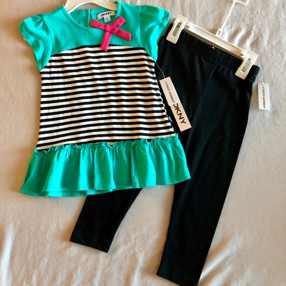 NWT DKNY Adorable 2 piece Set - 3T
